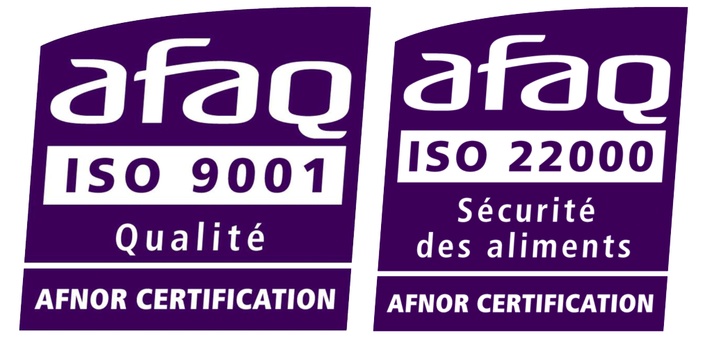 2 logos afaq, 9001 et 22000